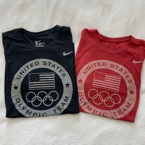 Set of 2 Nike men’s dri-fit t-shirts - United States Olympic Team graphic